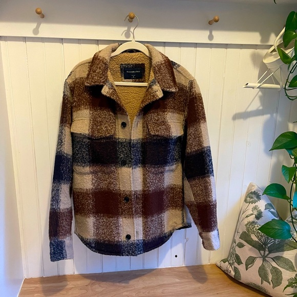 Abercrombie & Fitch Other - Abercrombie & Fitch 
Sherpa-Lined Shirt Jacket